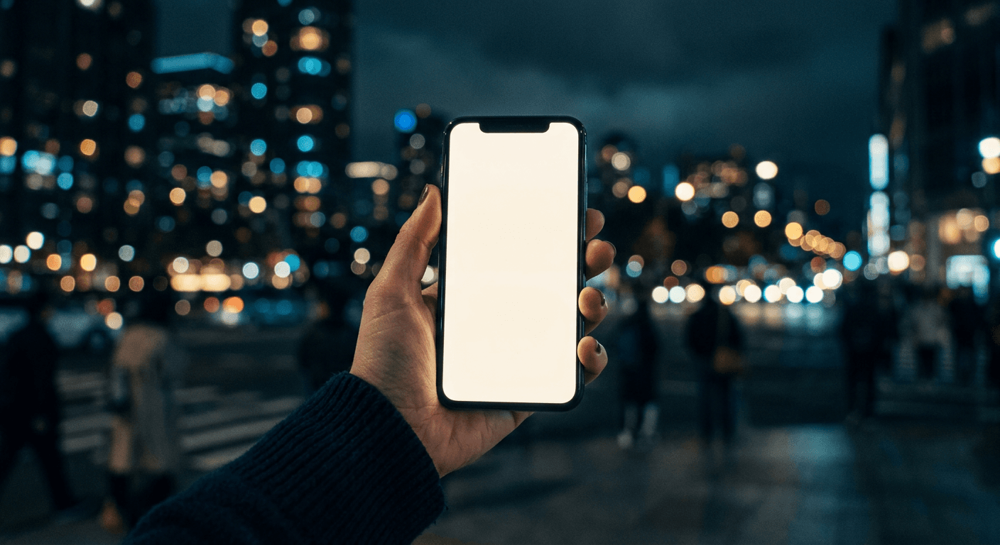 Spectrum Mobile customer staying connected on the go
